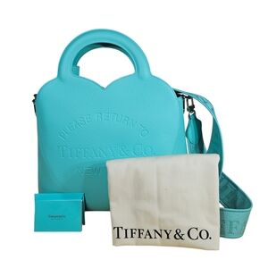 Tiffany & Co. Blue Heart-Shaped Women's Bag